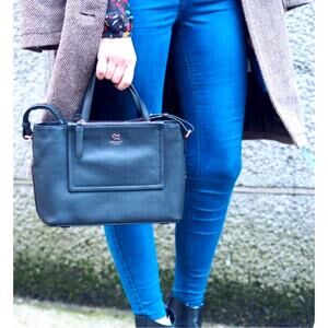 RADLEY LONDON FARTHING DOWNS LARGE MULTIWAY HANDBAG CROSSBODY PURSE DESIGNER VTG